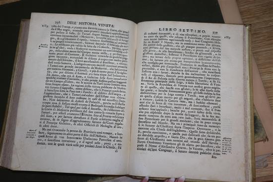 Venice: Bembo, Pietro; Paruta, Paolo and Sabellico - Degl Istorici Delle Cose Veneziane ..., qto, 10 vols in 11,